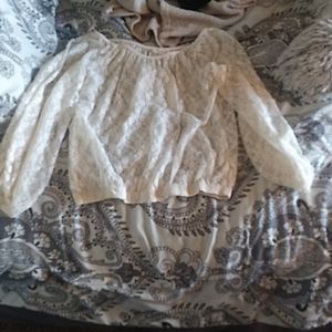 Derek heart lace top
